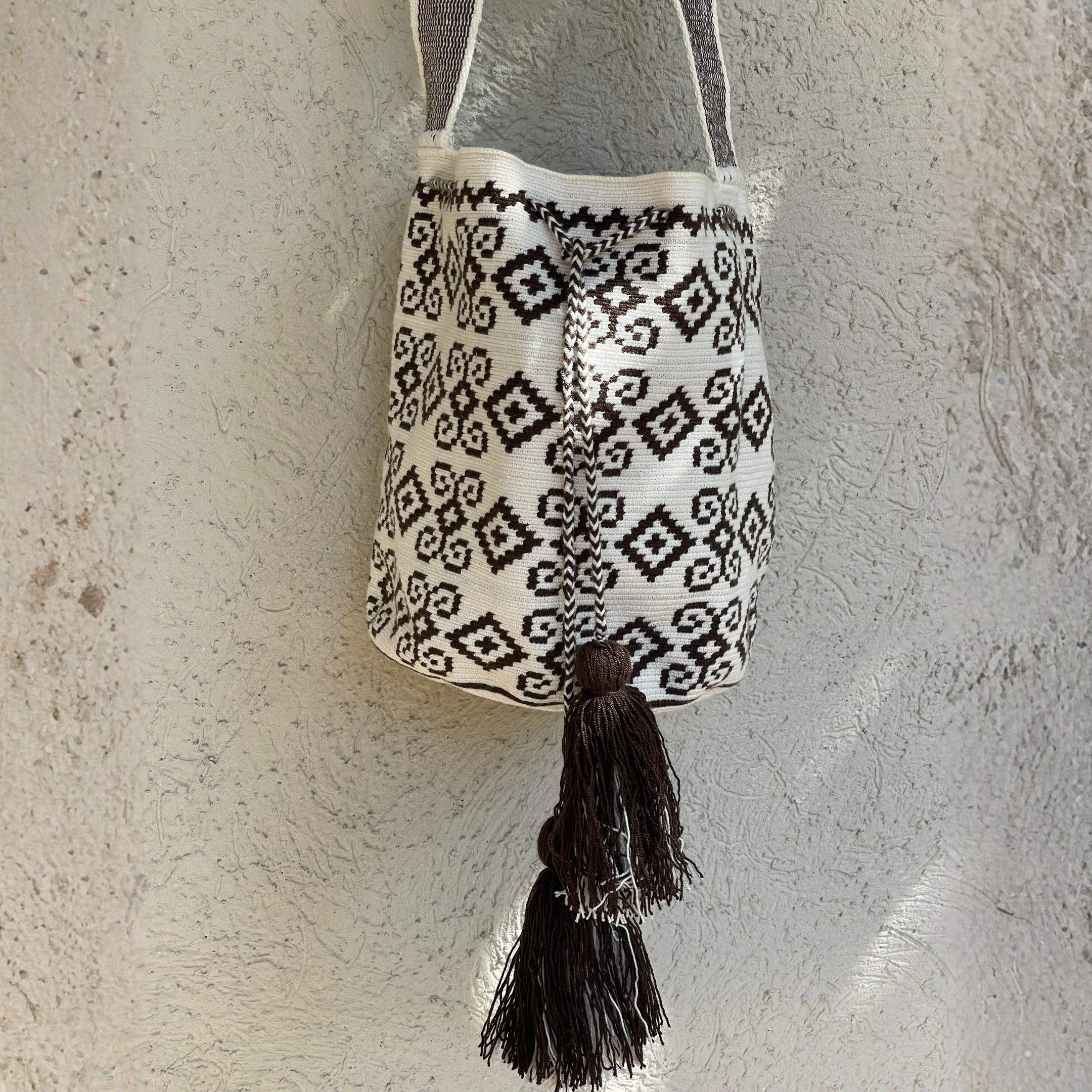 Mochila Blnaco y Negro